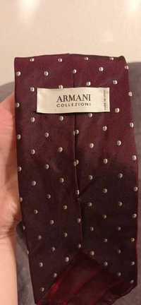 jedwabny krawat Giorgio Armani- made in Italy