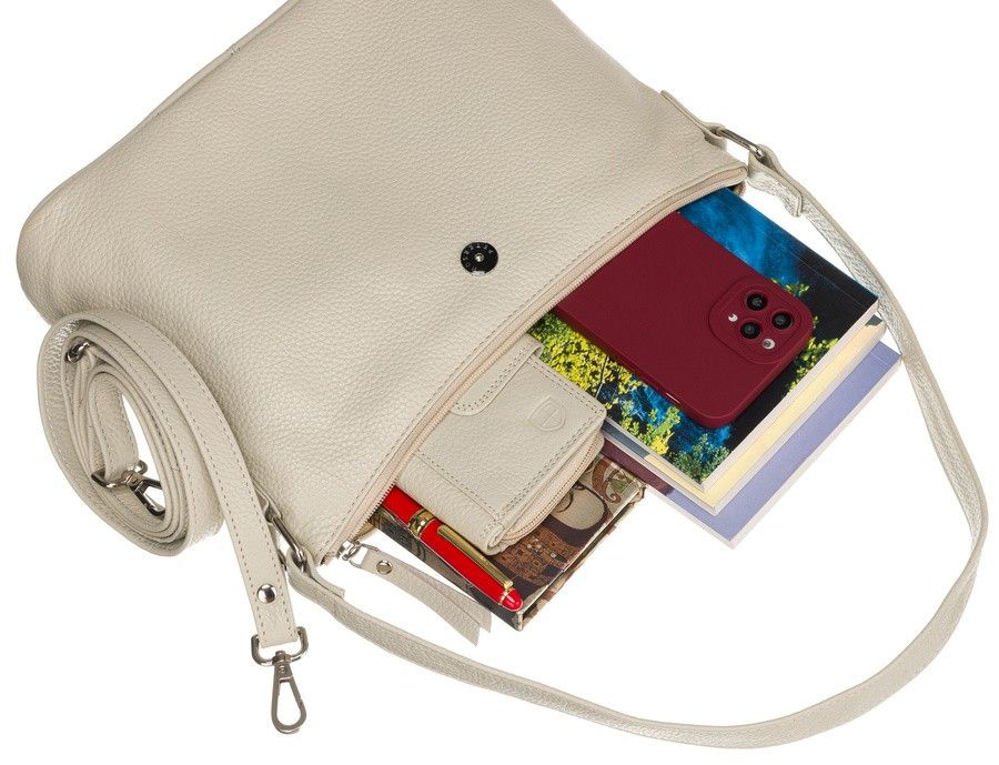 torba skórzana+portfel ptn d73-ds light beige