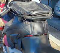 Yamaha GTS 1000 proteção do depósito em couro e saco de depósito.
