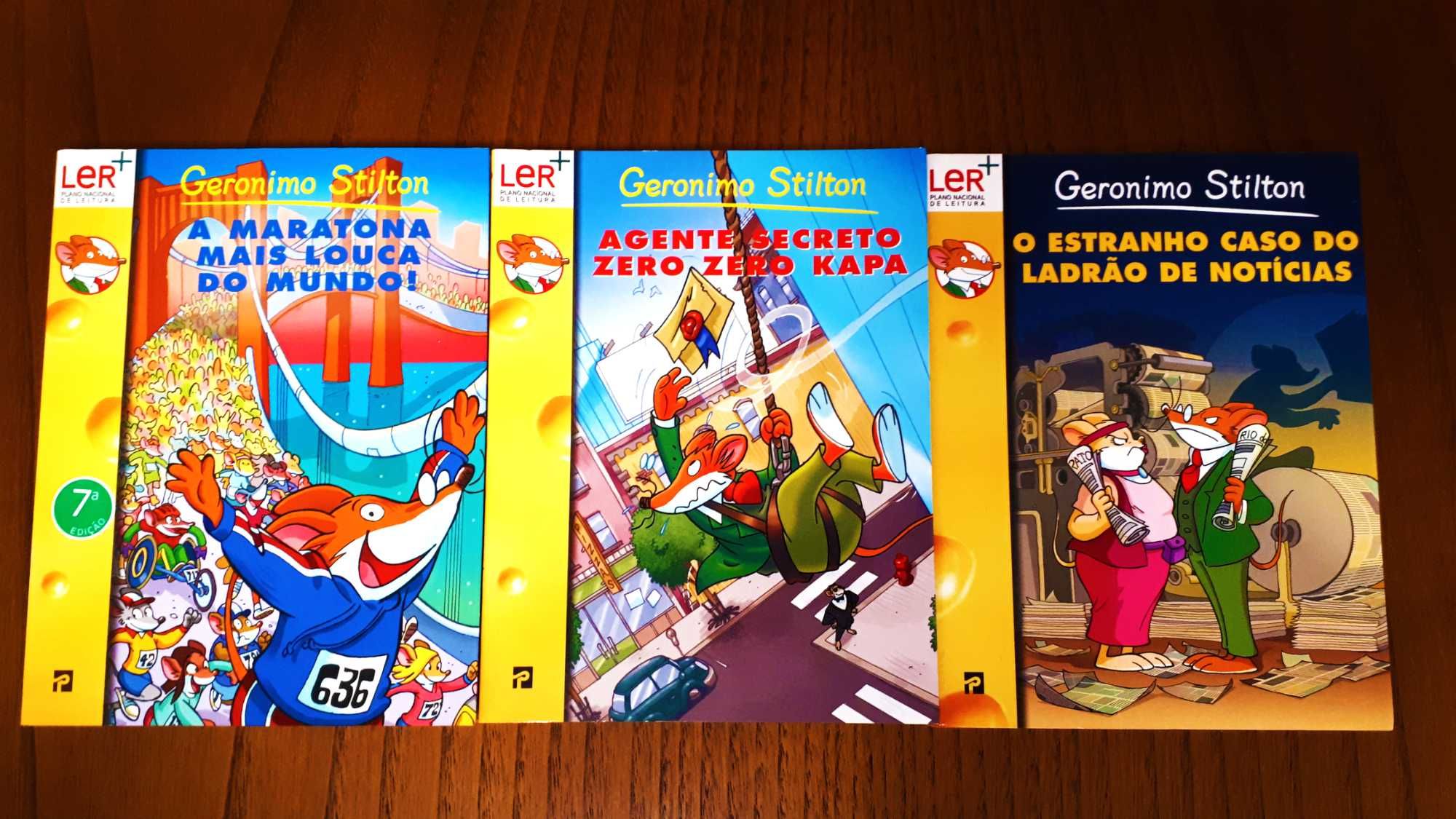 BAIXA DE PREÇO 14€  3 Livros Geronimo Stilton