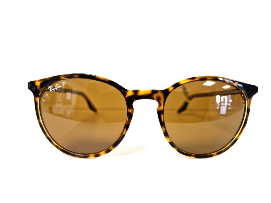 Okulary przeciwsłoneczne Ray-Ban Havana Phantos z polaryzacją Unisex
