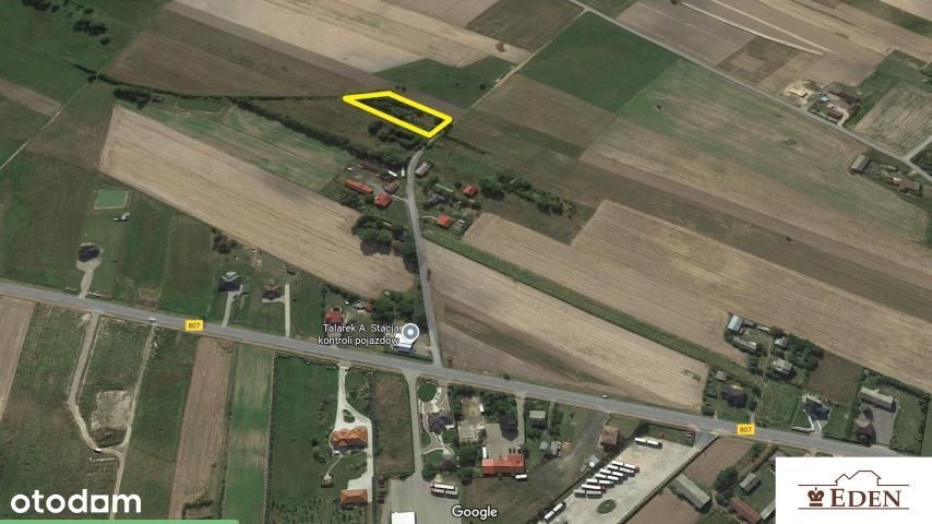 Działka budowlana 0,27 ha w Tuchowiczu pod Łukowem