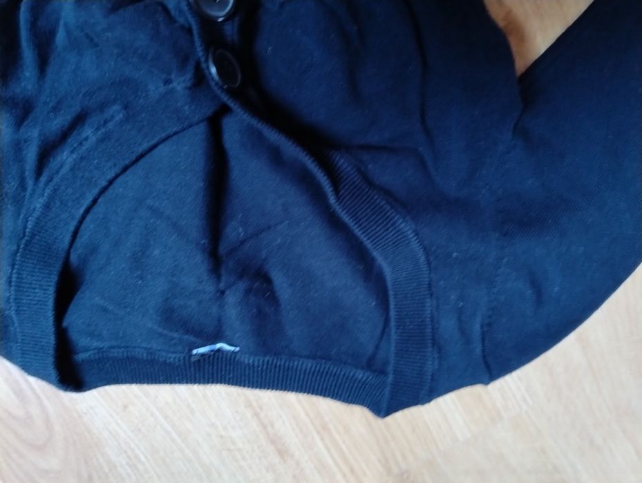 Czarne bolerko dzianinowe xs