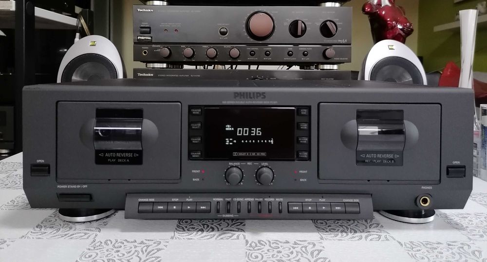 Deck de Cassetes Philips FC931, Em Excelente Estado Sem Riscos