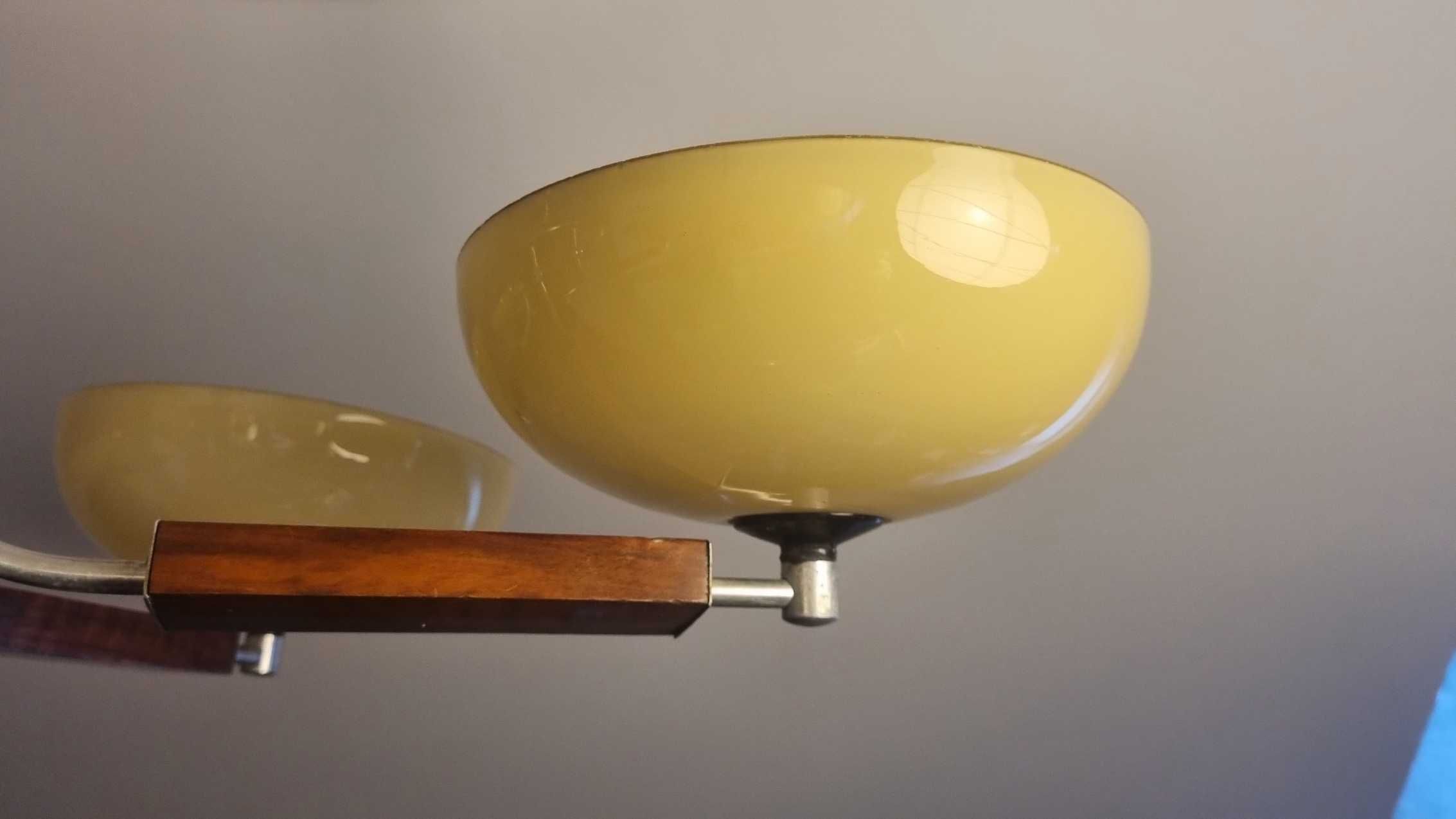 Żyrandol Lampa Art Deco Lata 30 XX w Design Czechosłowacja
