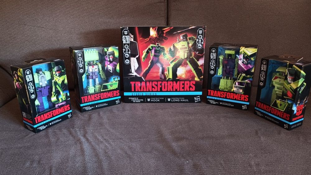 NOWE Transformers HASBRO Studio Series Constructicons komplet 6/6!