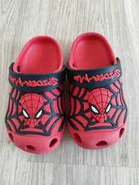 Buty klapki sandały basenowe plażowe Spiderman r.24