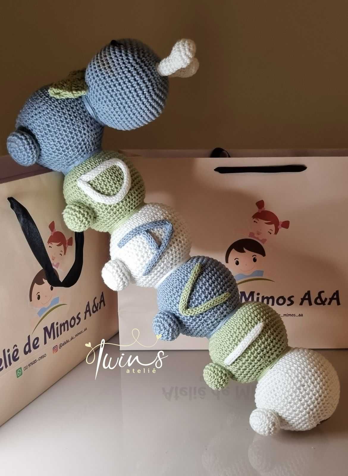 Padrão PDF digital Centopeia de amigurumi personalizada