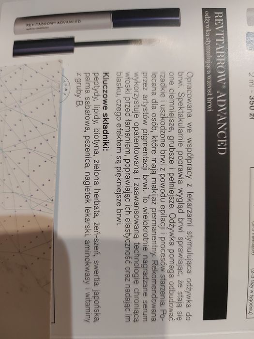 Odżywka do brwi Revitalash 3 ml