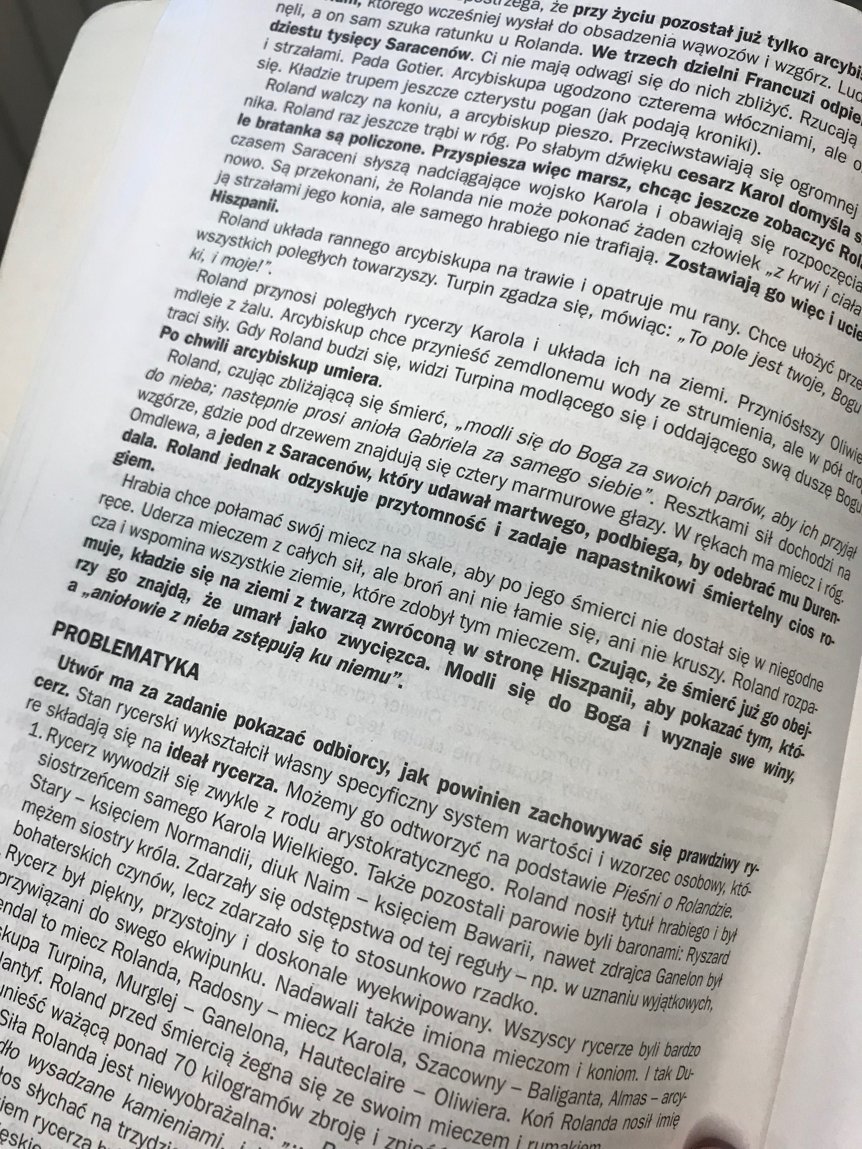 Opracowania lektur/streszczenia lektur