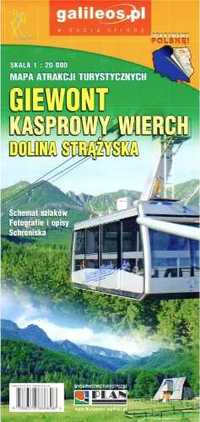 Mapa - Giewont, Kasprowy Wierch.. 1:20 000