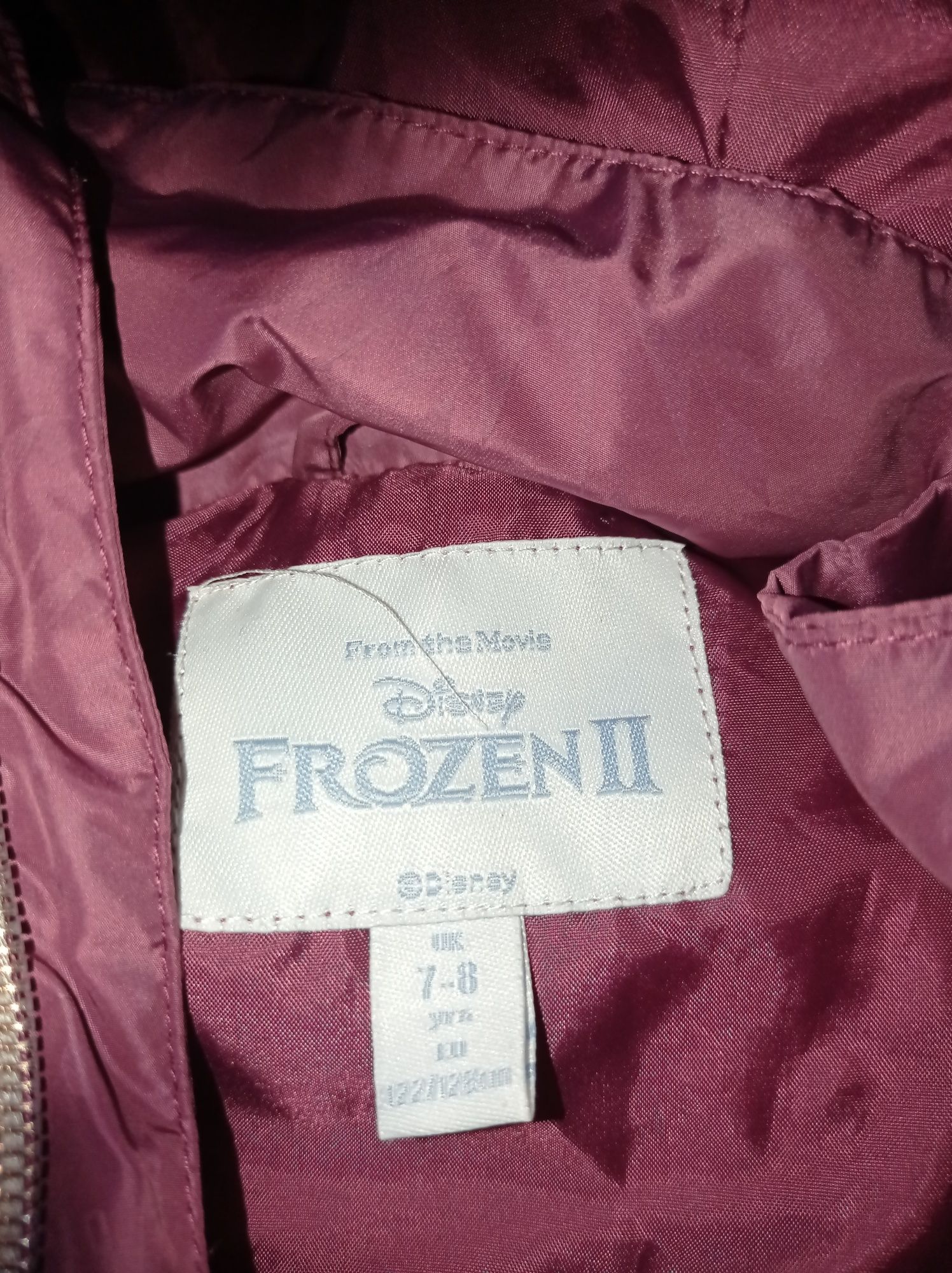Zimowa kurtka Frozen 7-8 lat