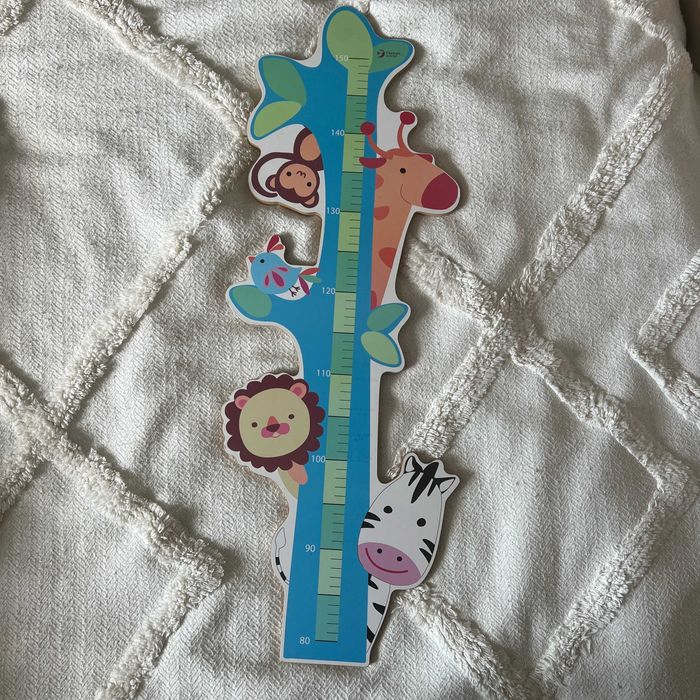 miarka wzrostu drewniana dla dzieci