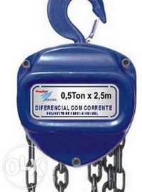 Guincho Garibalde Diferencial Manual de corrente 1,5 toneladas 3metros