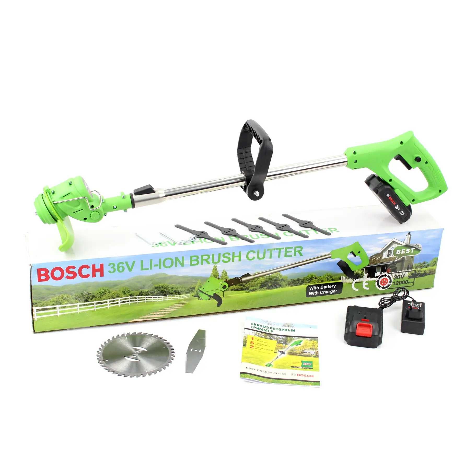 ТОП ППРОДАЖІВ Акумуляторний тример коса косарка Bosch EASY GRASSY