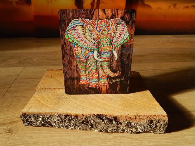 Пазл дерев‘яний пазл деревянный фигурный слон подарунок головоломка
