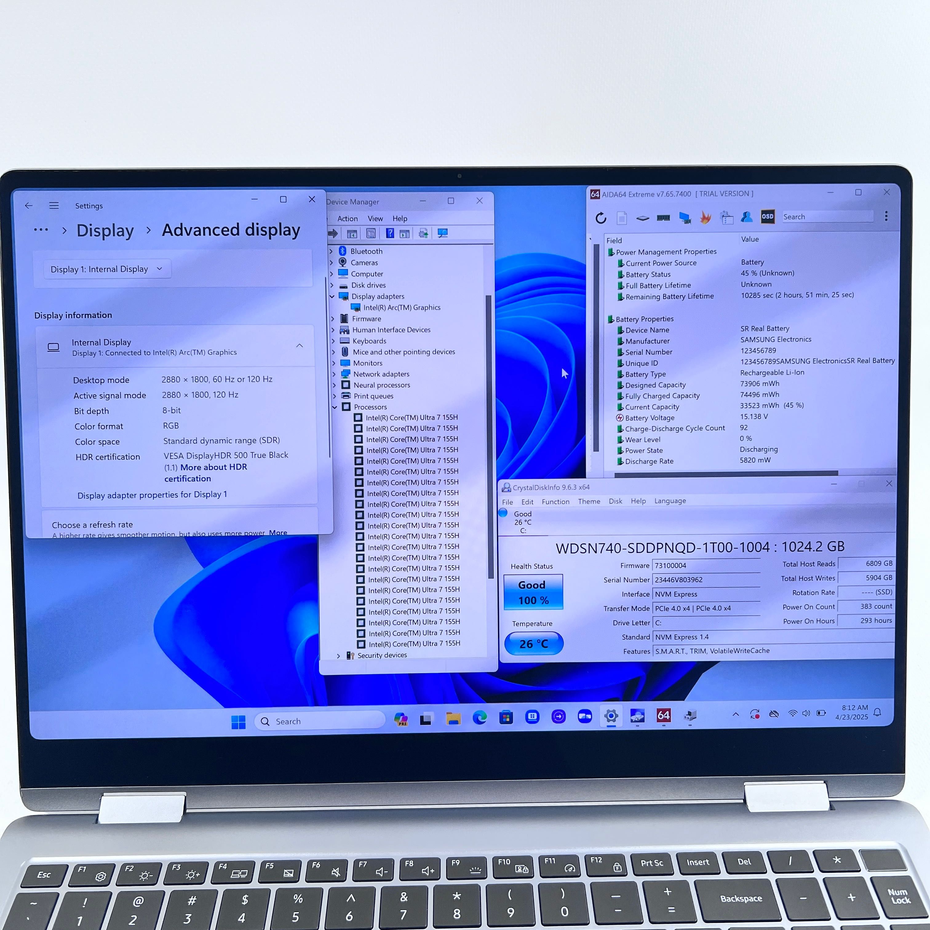 Samsung Galaxy Book 4 Pro 360 16" Intel Ultra 7/16GB/1TB SSD ГАРАНТІЯ