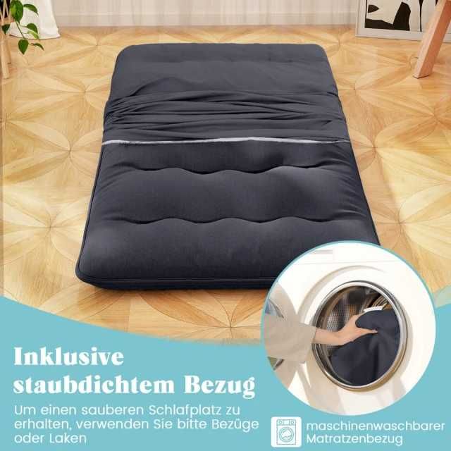 Japoński matrerac futon z pokrowcem  90 x 200 cm. 056