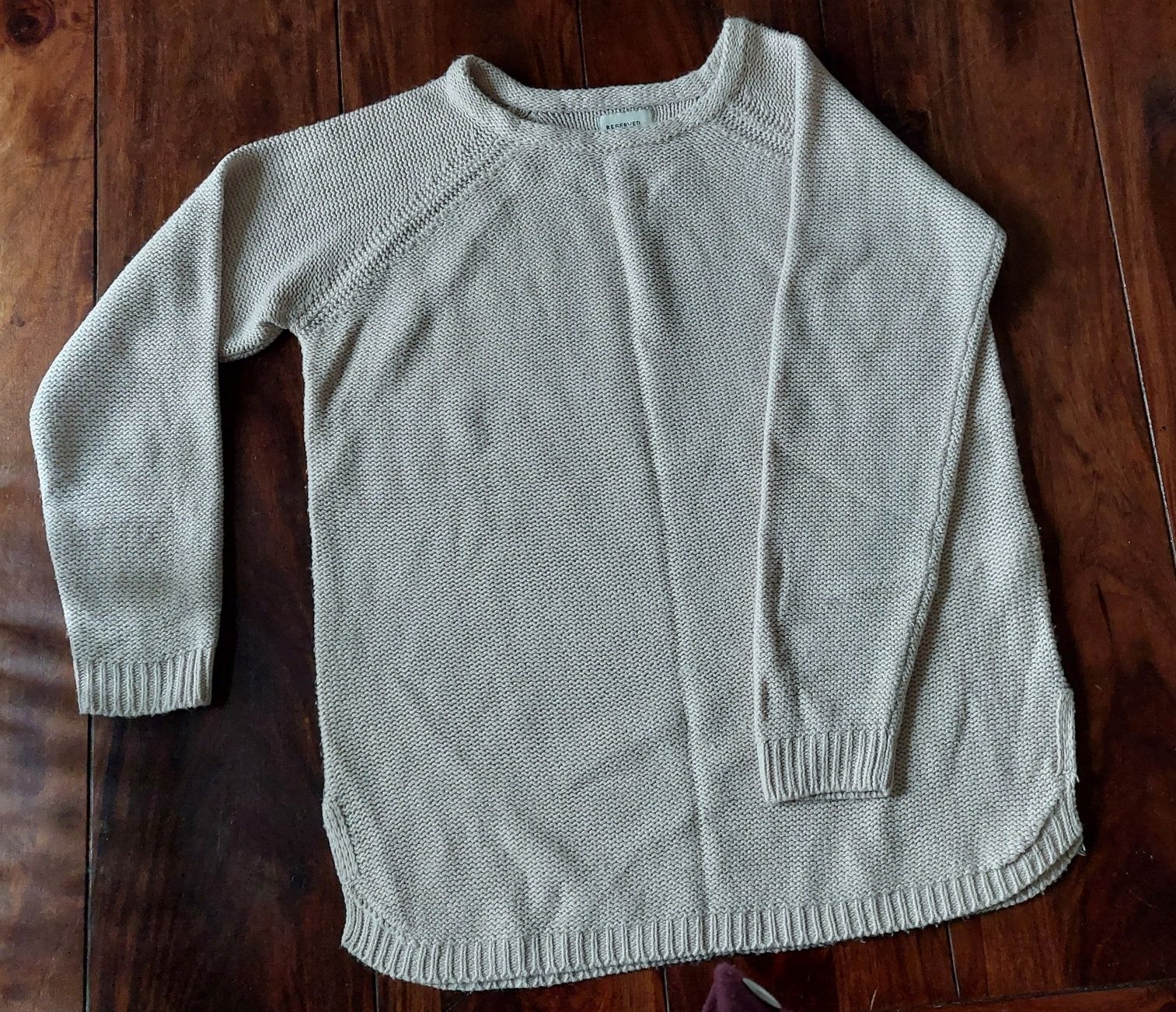 Reserved basic Sweter rozmiar M kolor pudrowy róż