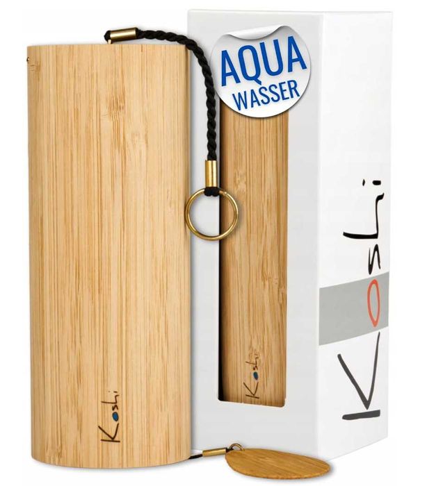 Dzwonki Bambusowe KOSHI Chimes Żywioł WODA NIEBIESKI DZWONKI do OGRODU