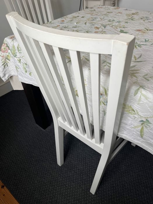 6 Cadeiras Norrnas brancas IKEA