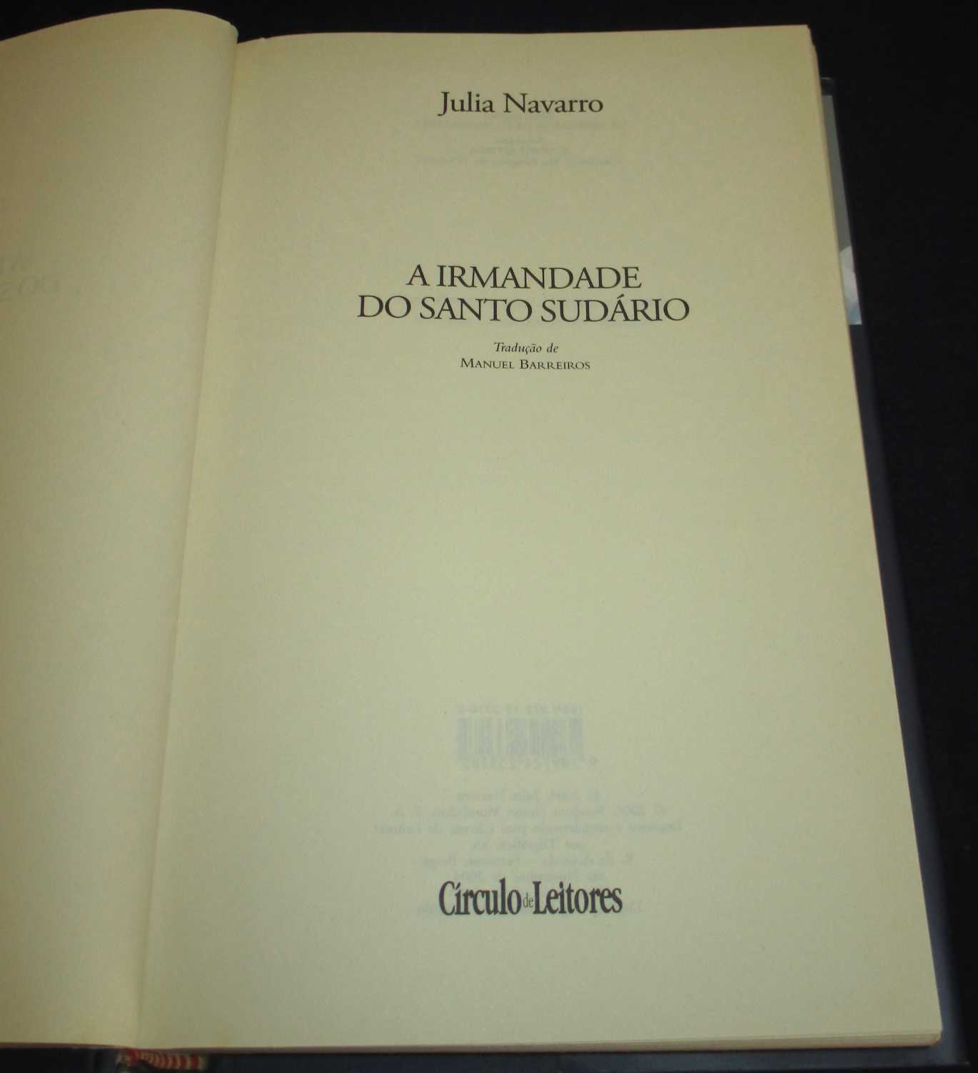 Livro A irmandade do santo sudário Julia Navarro