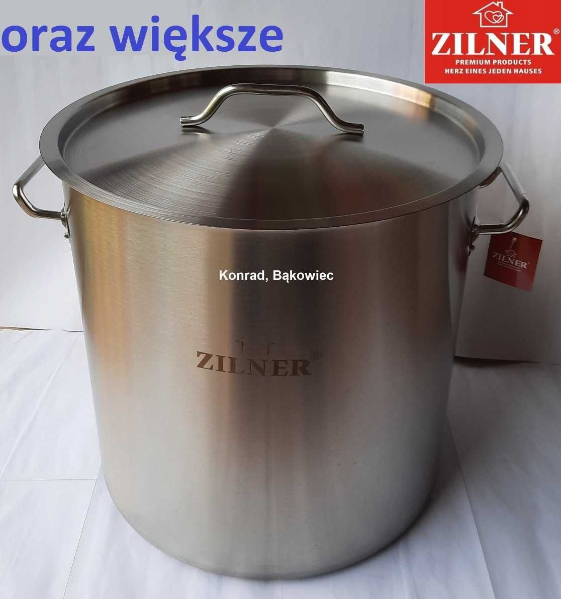 Wysoki WĄSKI Garnek 35L litrów na Gaz, INDUKCJĘ.. ze Stali NIERDZEWNEJ