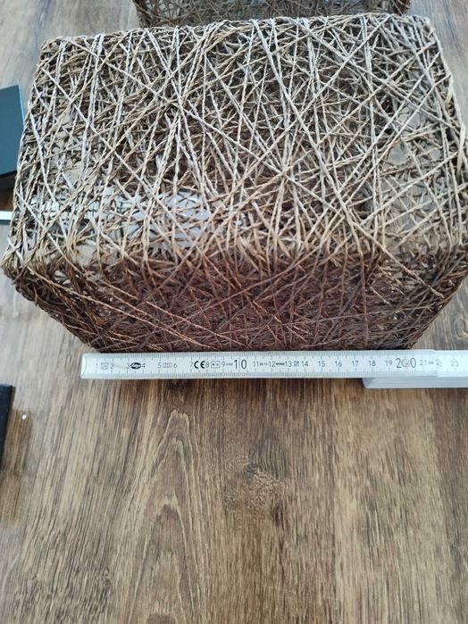 Lampy wiszące plecione w stylu Boho