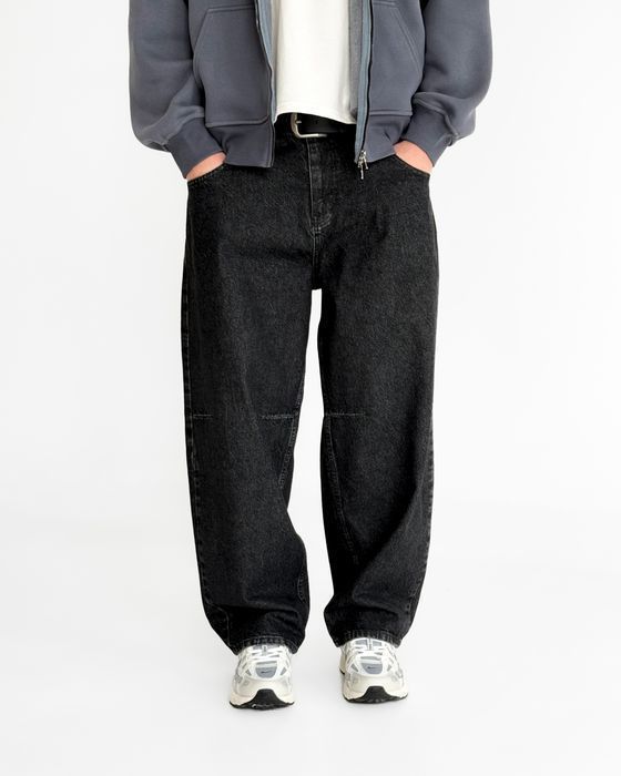 Джинси чоловічі baggy jeans, широкие джинсы мужские реп rap sk8 ск8 L