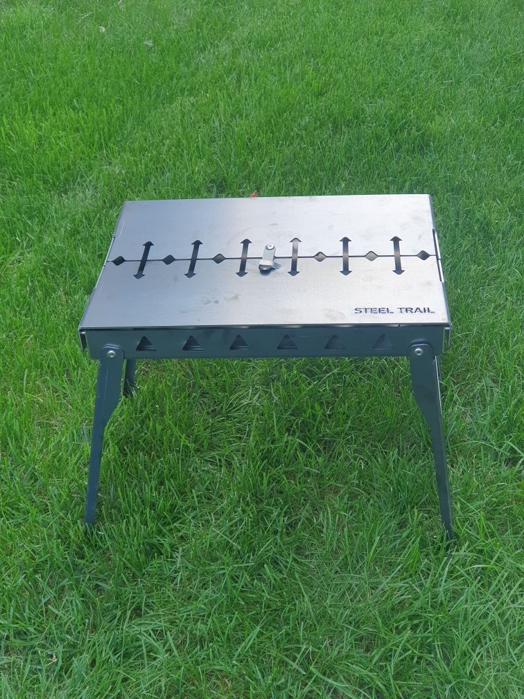 Grill Mangal składany walizka  stal 2mm  na  5/6 szampurów