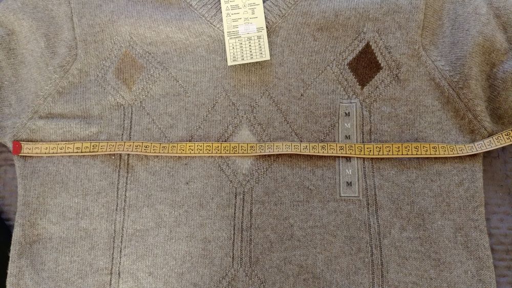 Sweter męski 60% wełny M