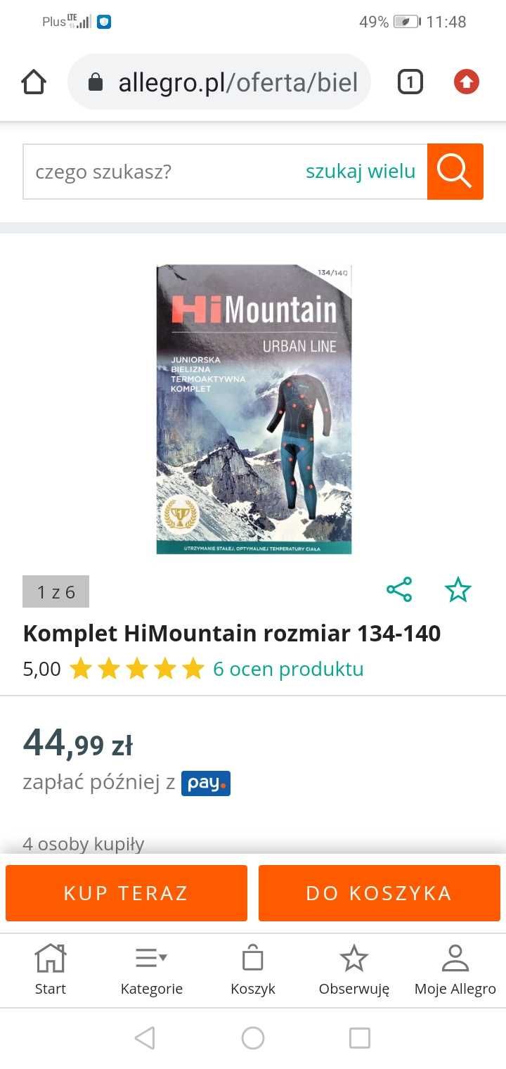 Himountain termo juniorska 140