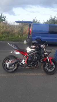 Triumph Street triple 675R stunt 2014r ew.  Zamienie