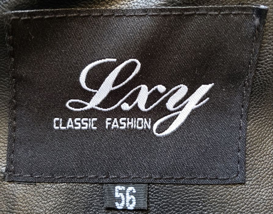 Пуховик шкіряний чоловічий