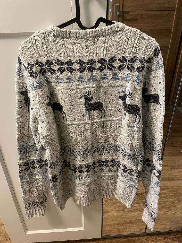 Świąteczny żakardowy sweter Next