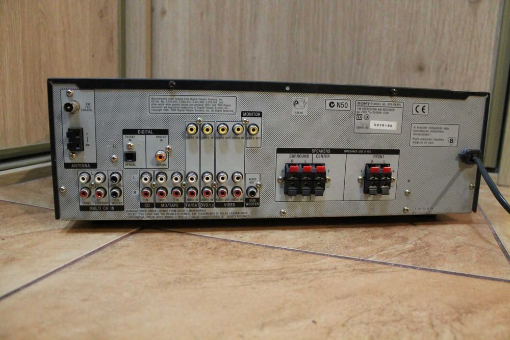 Amplituner 5.1 Kina Domowego Sony STR-DE 475