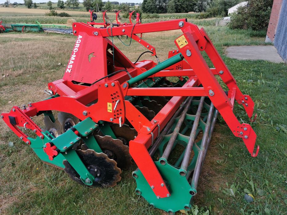 Agregat talerzowy Agro masz/talerzówka Agromasz 2.5m/2.7m Jak nowy