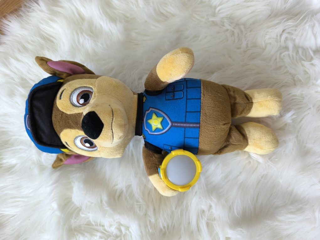 Плюшева озвучена  іграшка Чейз Щенячий Патруль PAW Patrol Chase Plush