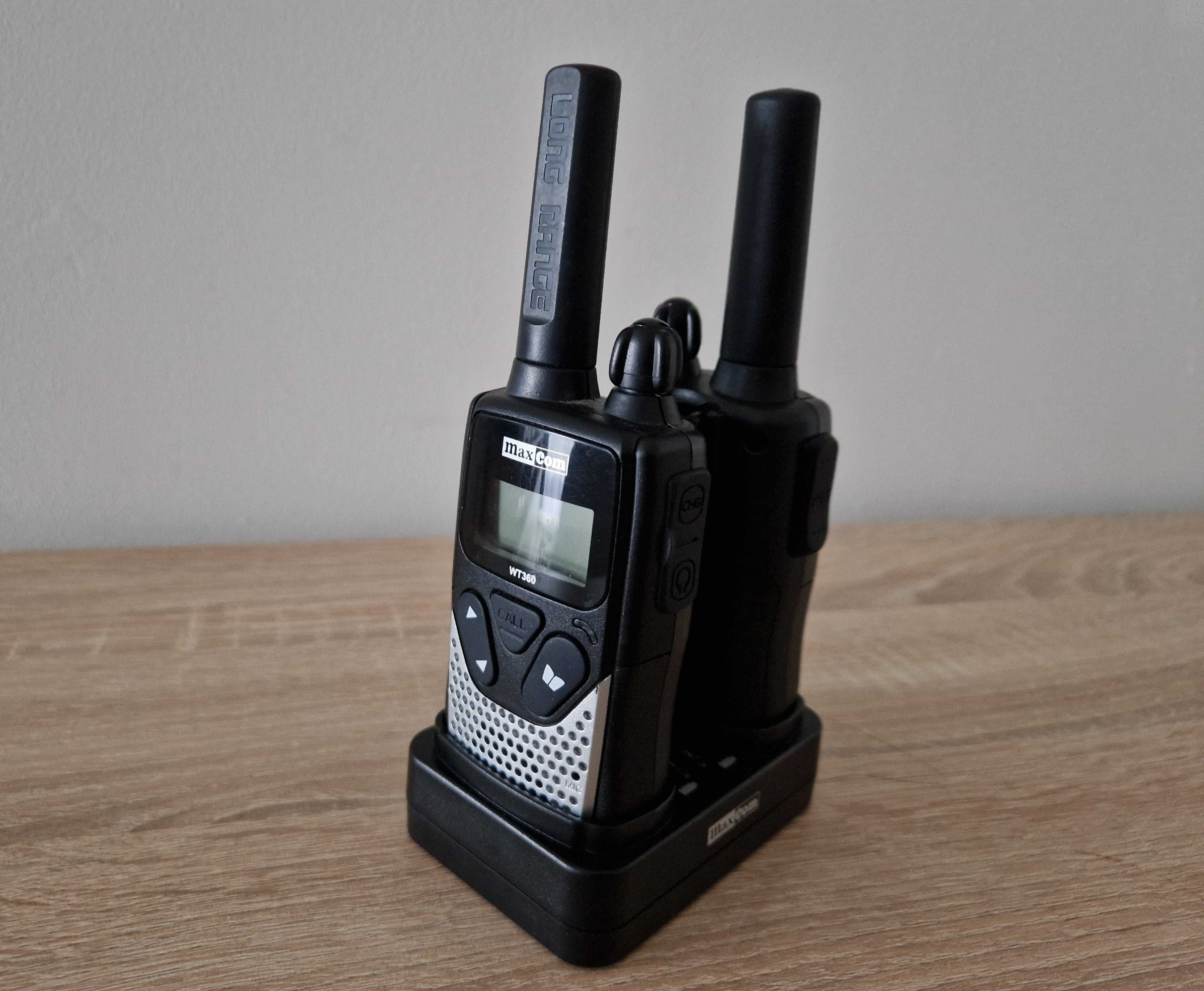 Krótkofalówki MAXCOM PMR WT360 zasięg 10km