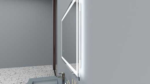 PYP HOLLY Espelho Rectangular Retroiluminado 120x80 cm