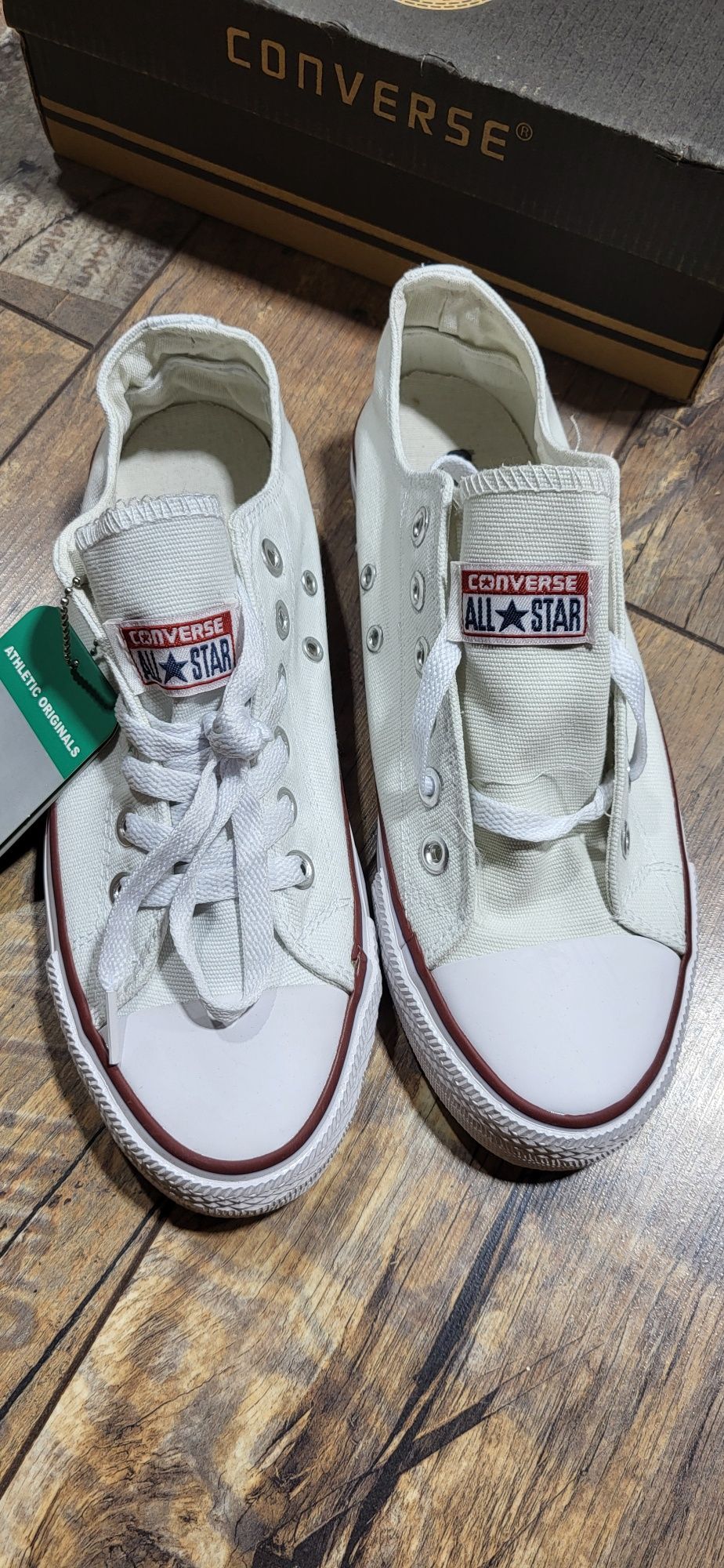Converse białe trampki damskie unisex klasyk 40