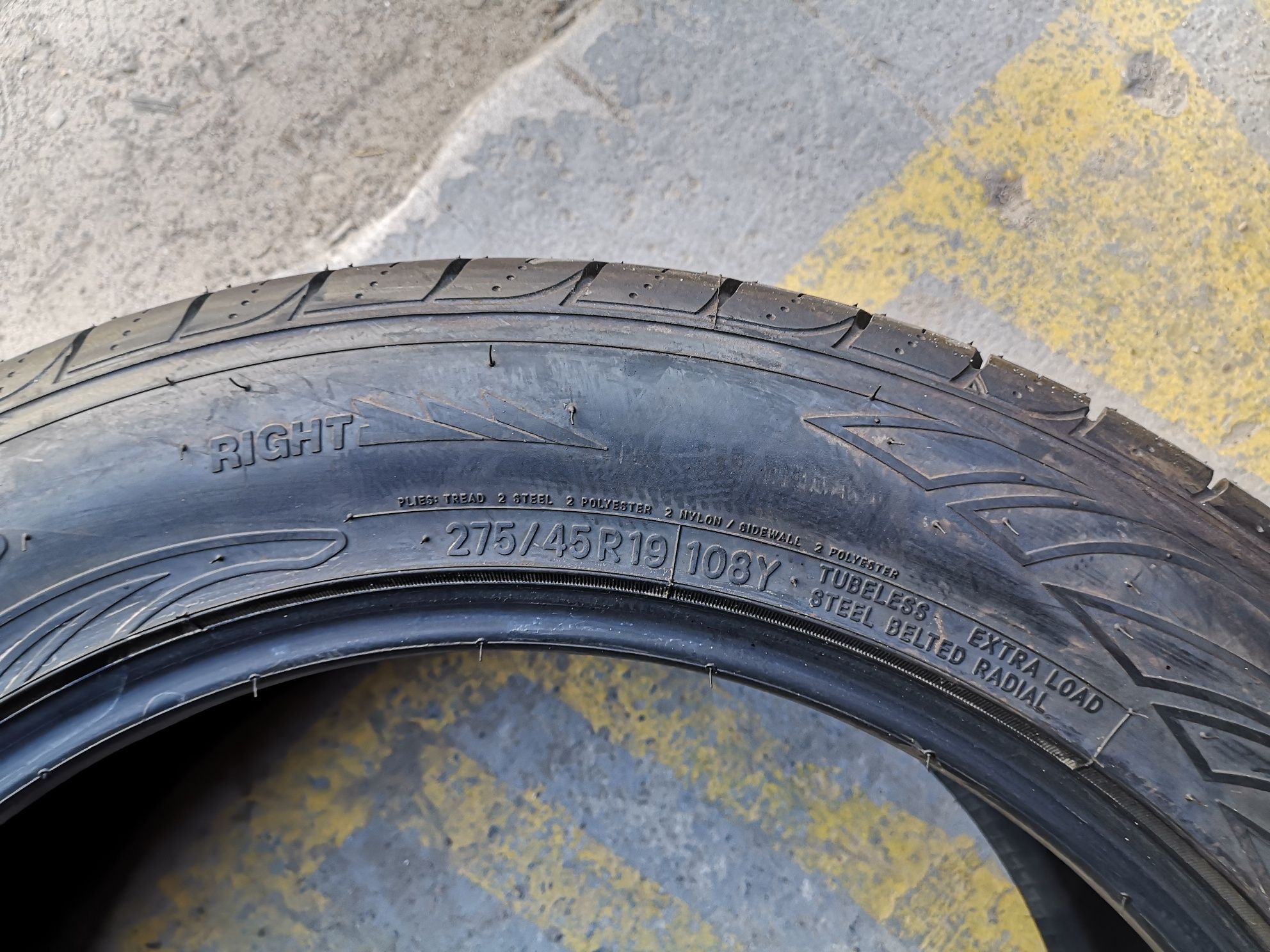 Летняя резина новая 275/45 R19 Toyo