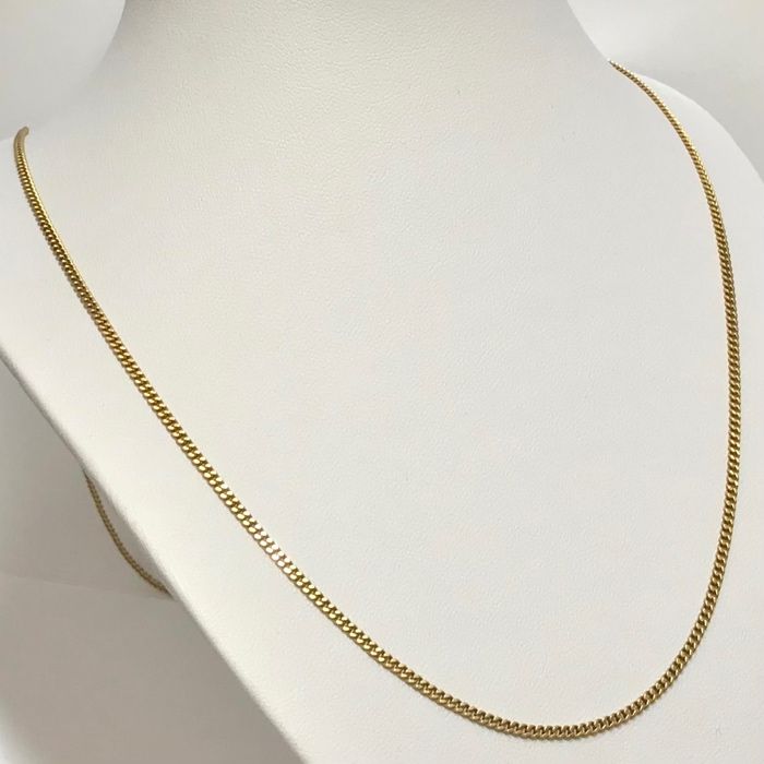 Złoty ŁAŃCUSZEK męski 18K 750 PANCERKA UnoAErre WŁOSKI 62cm