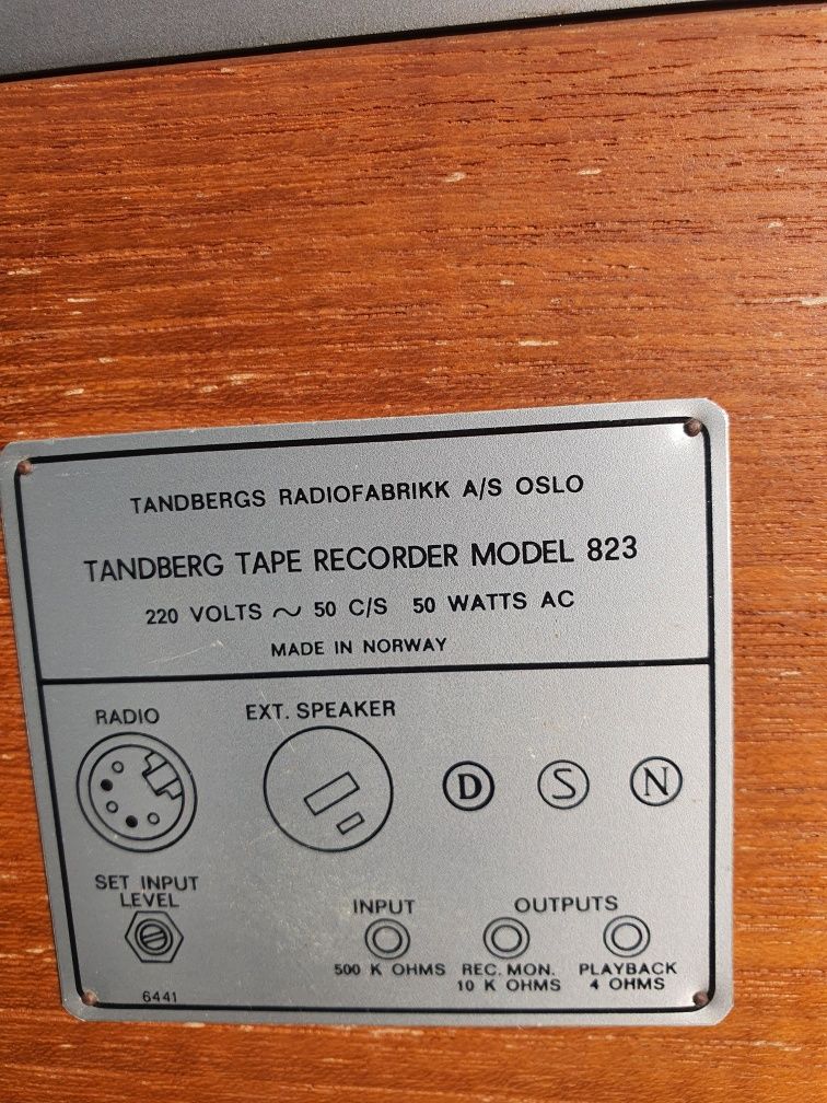 Magnetofon szpulowy TANDBERG.