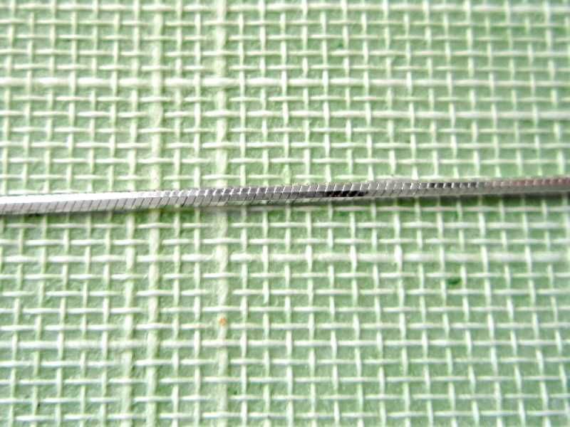 Srebrny łańcuszek /linka, żmijka/ 60 cm