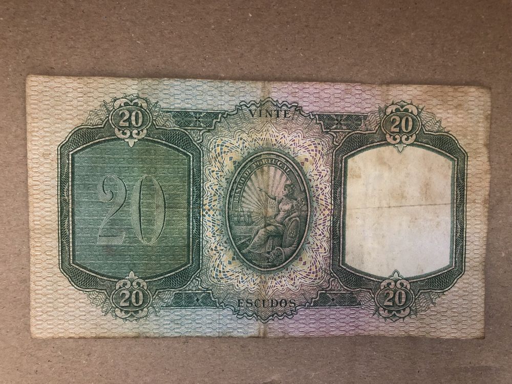 Nota 20 escudos 1959