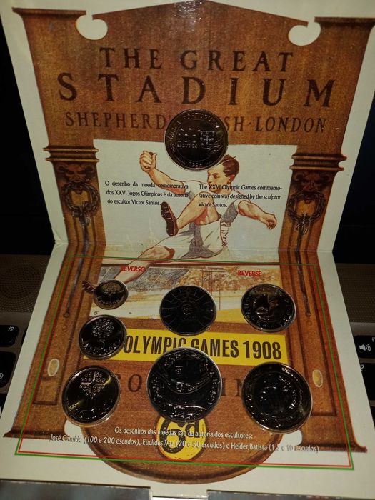 Coleção de moedas Jogos Olímpicos 1996