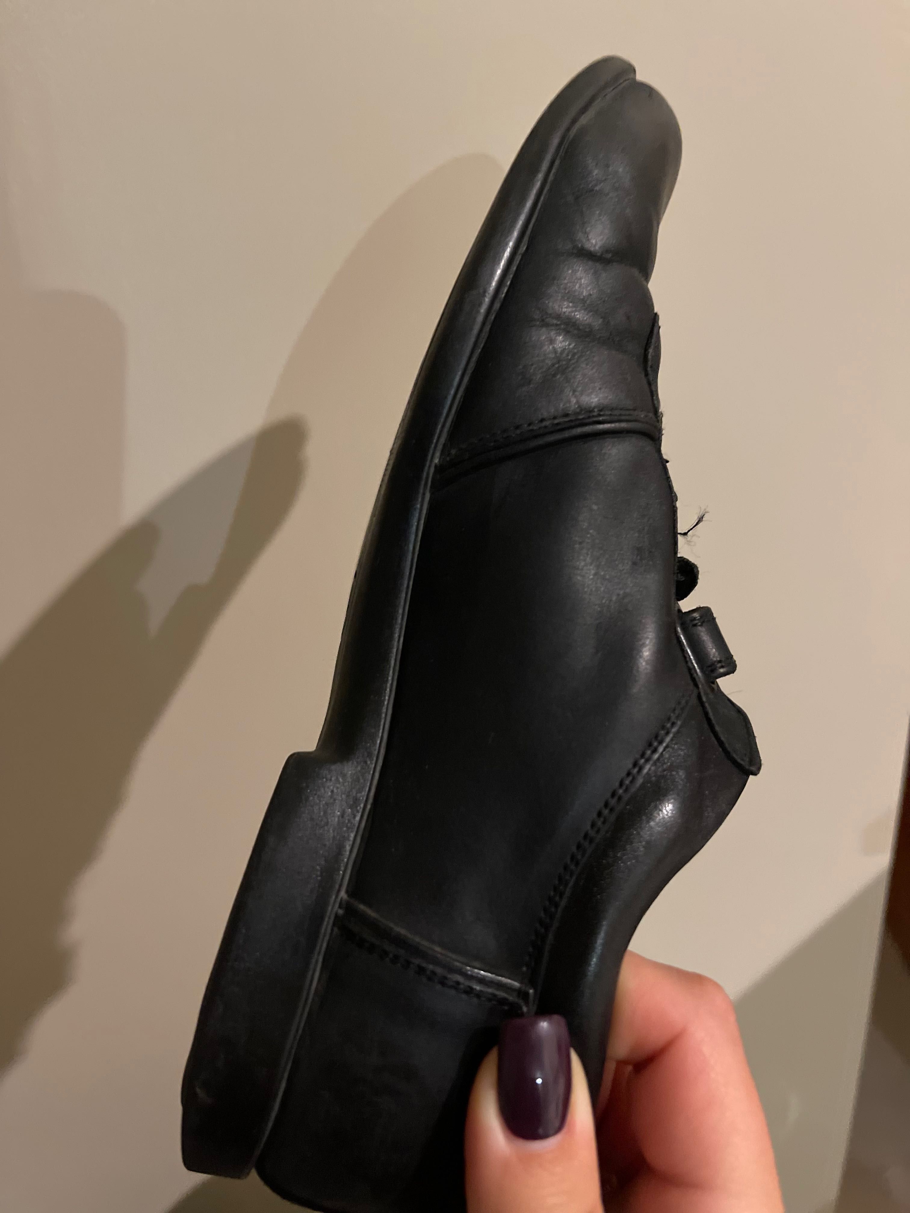 Шкіряні туфлі-черевики 34 розмір