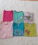 Lote de 6 t-shirt menina