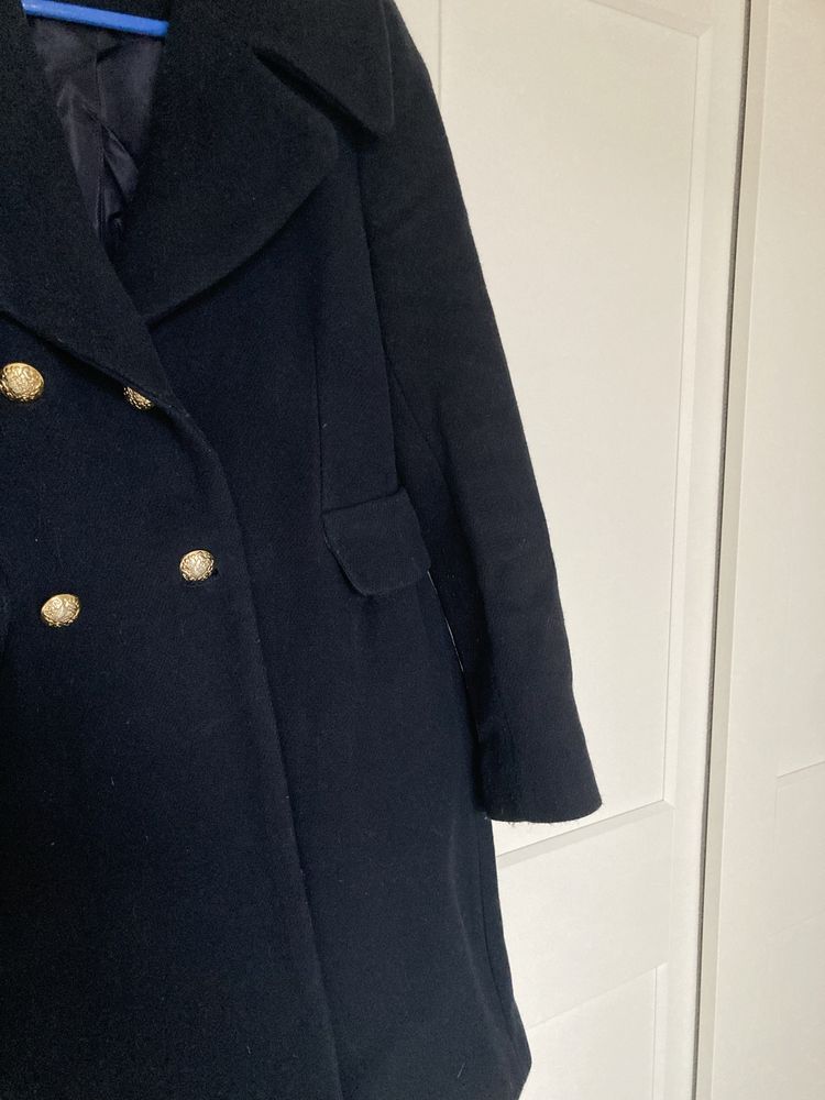 Wełniany płaszcz Zara L